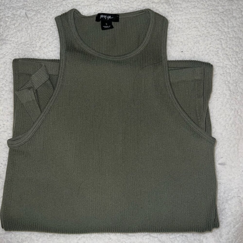 Nasty Gal Green Body Con Dress